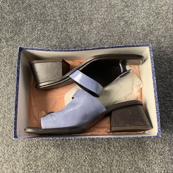 Paloma Wool Thong Sandals Moon Moon Leather Brown Blue Size 41 EU / 10.5 US - Picture 12 of 13